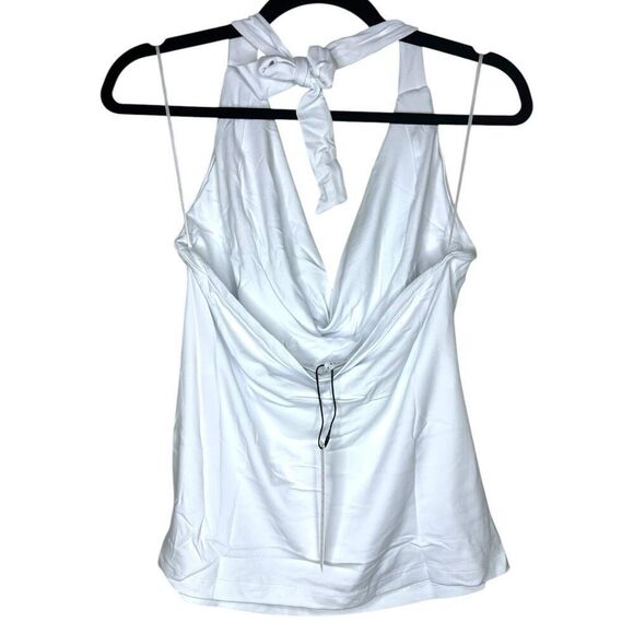 NEW Susana Monaco Cowl Halter Top in Sugar Medium - Picture 3 of 7